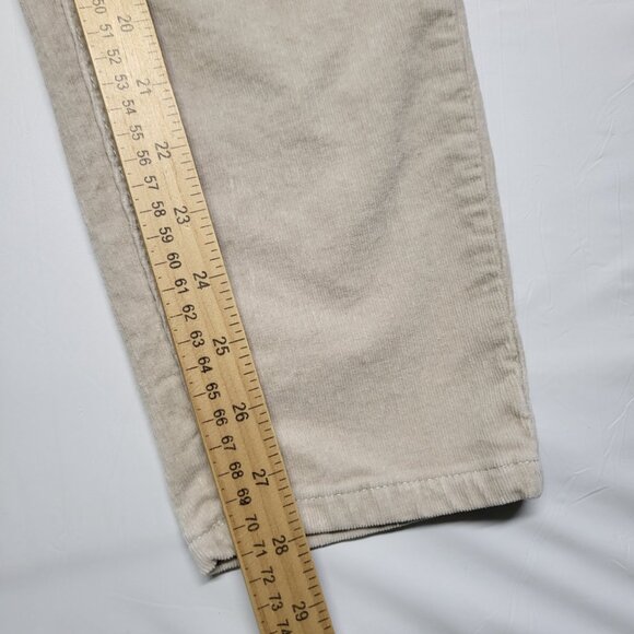 Needle & Cloth Womens Corduroy Pants Size 12 Skinny Ankle Stretch Cream - Picture 13 of 15